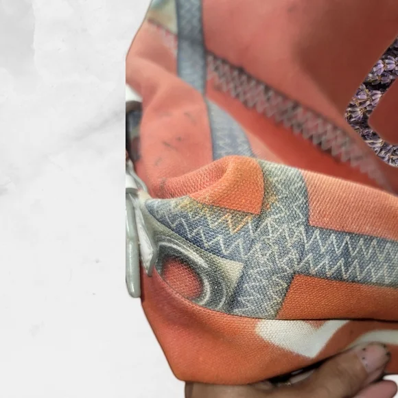 Dooney & Bourke 75 Vintage Coral hobo RARE - Picture 7 of 9